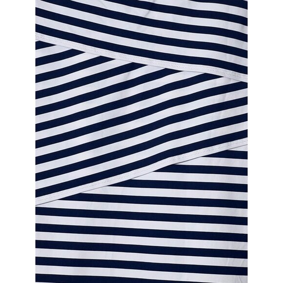 J.Mclaughlin Nicola Skirt in Bangle Stripe Nautical Catalina Cloth XSmall - Picture 4 of 12